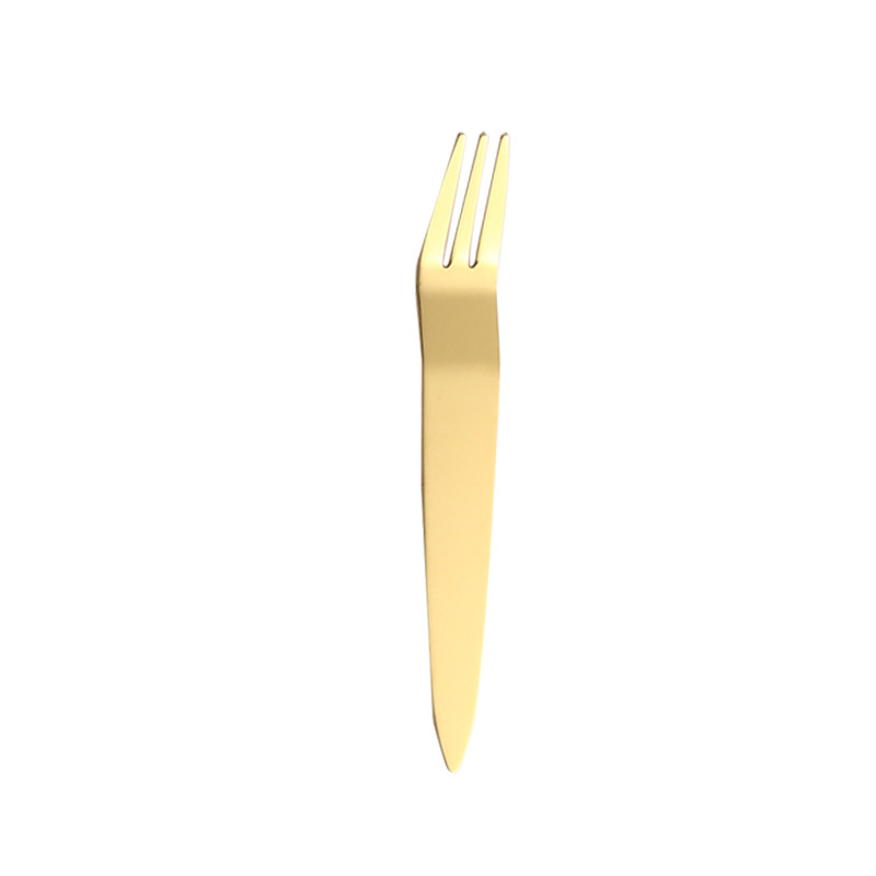 不锈钢月饼刀叉生日蛋糕叉两用勺叉甜品水果叉子印logo月饼叉套装|undefined