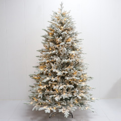 クロスボーダー暗号化純PE少雪クリスマスツリー家庭用クリスマス雪景色配置装飾木環境保護豪華クリスマスツリー