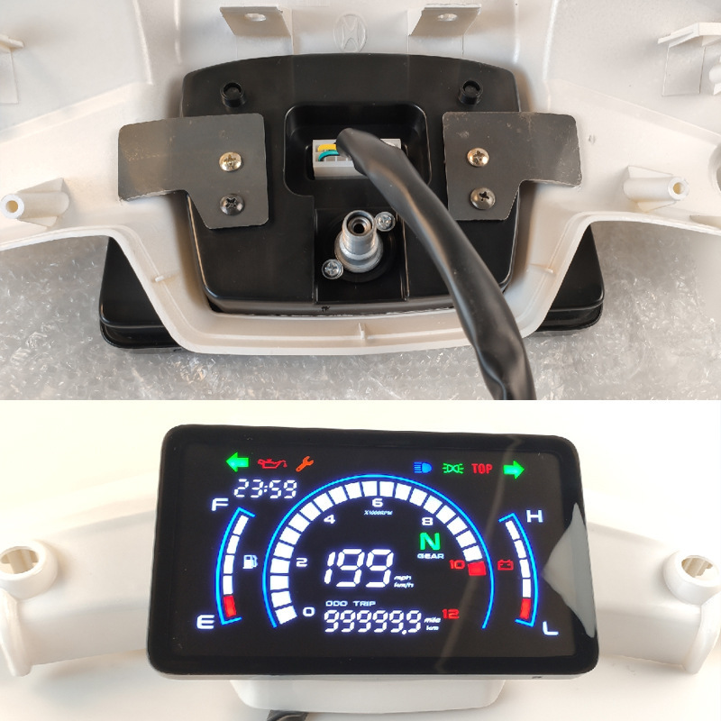 Motorcycle digital LCD instrument color screen for HONDA DREAM EX5 electronic code watch Southeast Asia hot sale