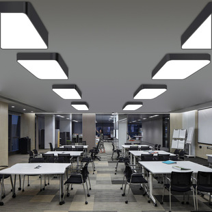 Led Square Ceiling Lamp Modern Minimalist Studio Office Shop Shopping Mall Supermarket Aisle Corridor Lamp