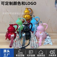 現物ロット500ml金色ガラス葫芦瓶観光スポット飲料瓶漢方薬哺乳瓶高颜値酒瓶