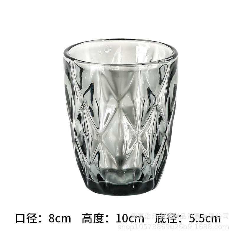 Color para el hogar del hotel en forma de diamante al por mayor color primario taza de agua gruesa taza de enjuague bucal del hotel taza de jugo taza de cepillo de dientes taza de cerveza