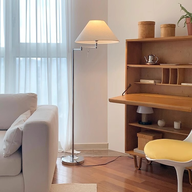 Han Feng Floor Lamp Ins Blogger Same Style Modern Simple Rocker Arm Adjustable Fishing Lamp Living Room Studio Atmosphere Lamp