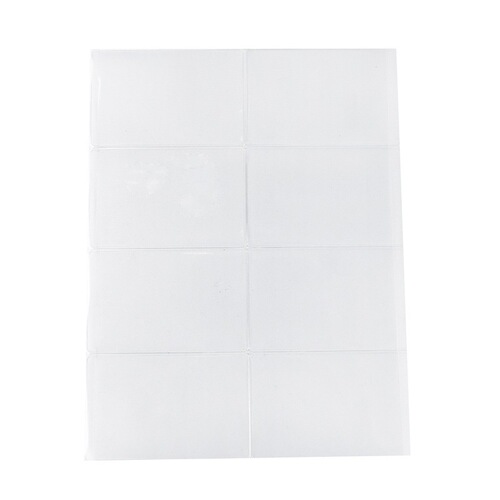 Transparent plastic card holder Transparent frosted traffic document card holder Antimagnetic bank card holder ID card frosted protective cover