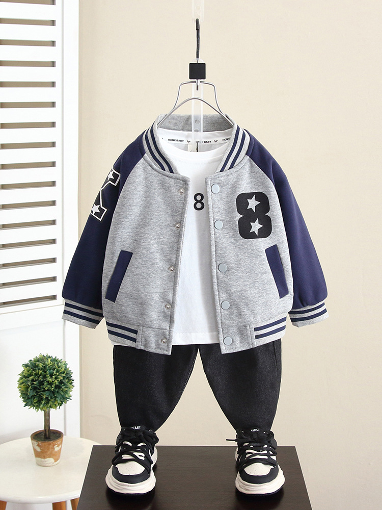5888 Chaqueta de dinosaurio para niños Otoño Camisa con capucha de estilo occidental para niños 2024 Nuevo estilo Niño bebé Primavera y otoño Moda
