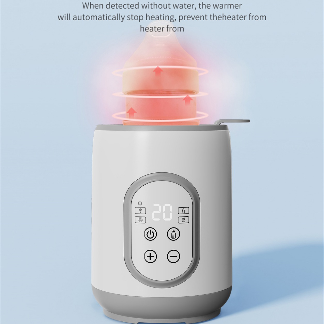 Cross-Border Hot-Selling Constant Temperature Milk Warmer Multi-Functional Single Bottle Milk Warmer Baby Bottle Sterilizer Breast Milk Heating