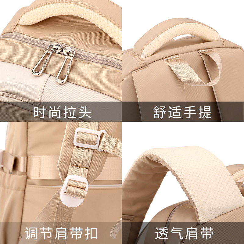 2025 nuevo estilo simple, lindo, de alto valor, mochila escolar de grado 5-6, mochila de gran capacidad para estudiantes