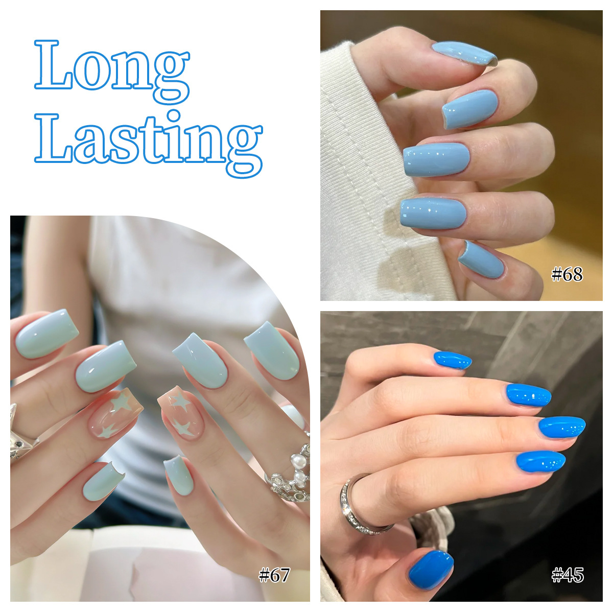 Azul puerto Clear Sky serie 2026 nueva crema azul mar azul manicura tienda especial