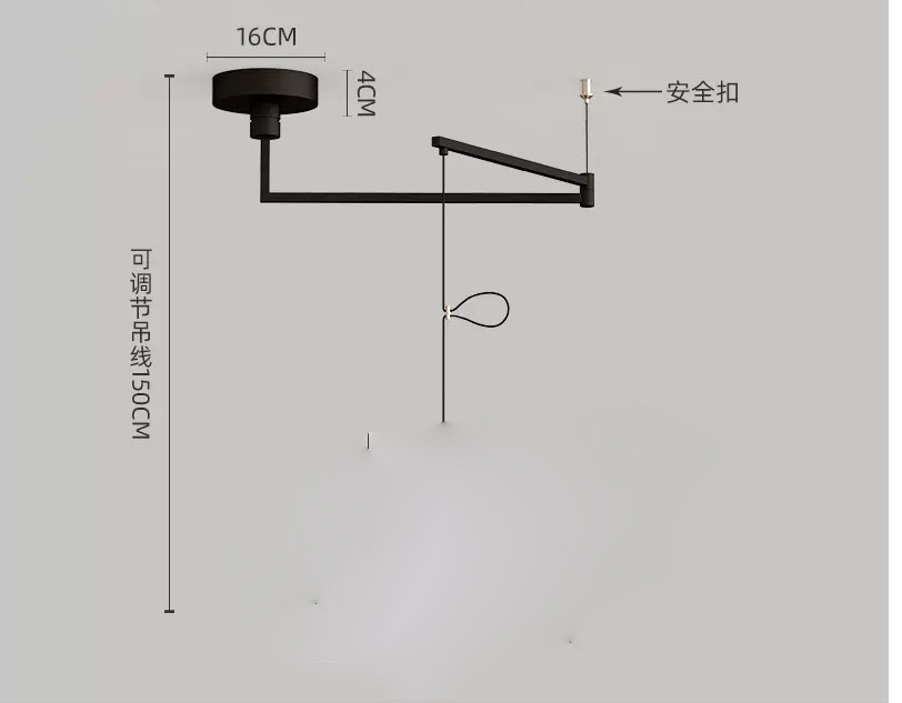 シャンデリアの移動器の部品のシャンデリアのロッカーの伸縮式の位置を移動することができます。