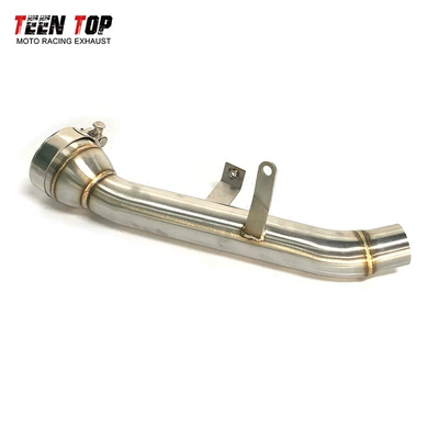 Suitable for Suzuki Gsx-S1000 Exhaust Pipe Modification, Gsx-S1000F Stainless Steel Back-Pressure Drum Mid-Section Exhaust (Exhaust manifold) - stainless-steel-middle-section-of-backpressure-drum