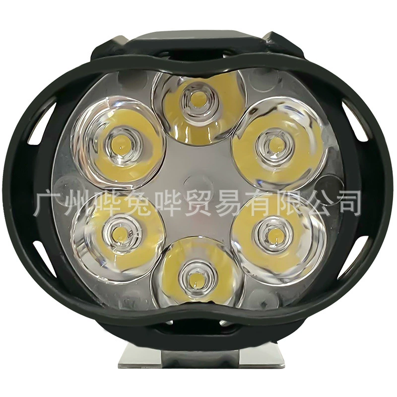 LED вспомогательный свет для электромобилей, универсальный 6-LED белый, компактный 0,2 кг