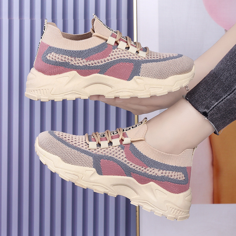 Foreign trade women's summer old Beijing cloth shoes, breathable casual shoes, non-slip soft-soled women's shoes, comfortable shoes for mothers and elderly people