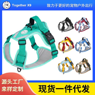 New Outdoor Pet Harness for Walking Cats and Dogs, Reflective Small Dog Leash, Pet Supplies in Stock for Distribution