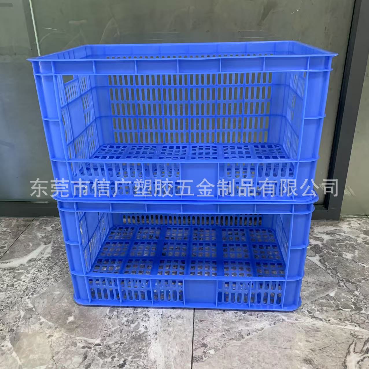 免拼接货架框 开口箩 周转框 塑料筐 物料箱 服饰储存箱厂家批发