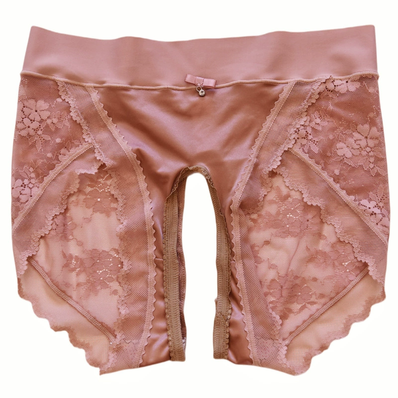 Silky sexy lace pants, trousers, plus size