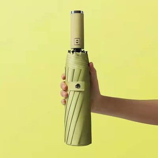 12-bone umbrella wholesale women's sunny and rainy dual-purpose sun umbrella automatic large wind-resistant boys folding sun umbrella