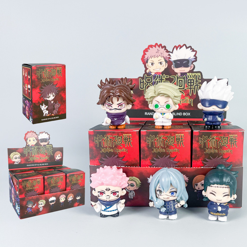 新呪術戦士フィギュア アニメ ブラインドボックス シーズン2 デイリーバージョン 五条悟 虎杖夏油傑 ボーイズモデル|undefined