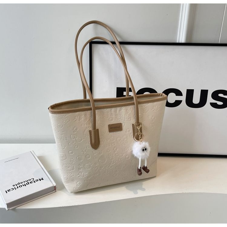 Modische Tote Bag für Mütter, Schülerinnen und Studentinnen mit großem Fassungsvermögen, vielseitige Schultertasche zum Umhängen, elegante Handtasche für Unterricht und Pendeln