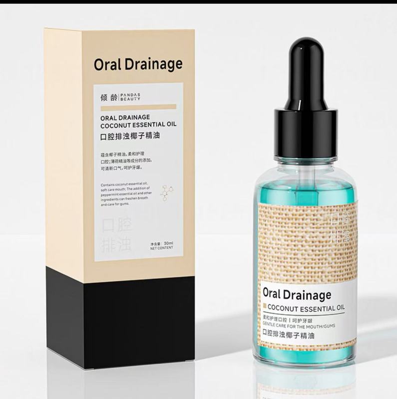 【48時間以内に発送】Qingling ココナッツ ローズ オーラル マウスウォッシュ エッセンシャル オイル 30ml 口腔ケアで口臭をきれいにします|undefined