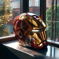 アイアンマンヘルメットモデル mk5 ジャービスマスクタッチ開閉変形マーベルモデル遊び風景フィギュア男の子