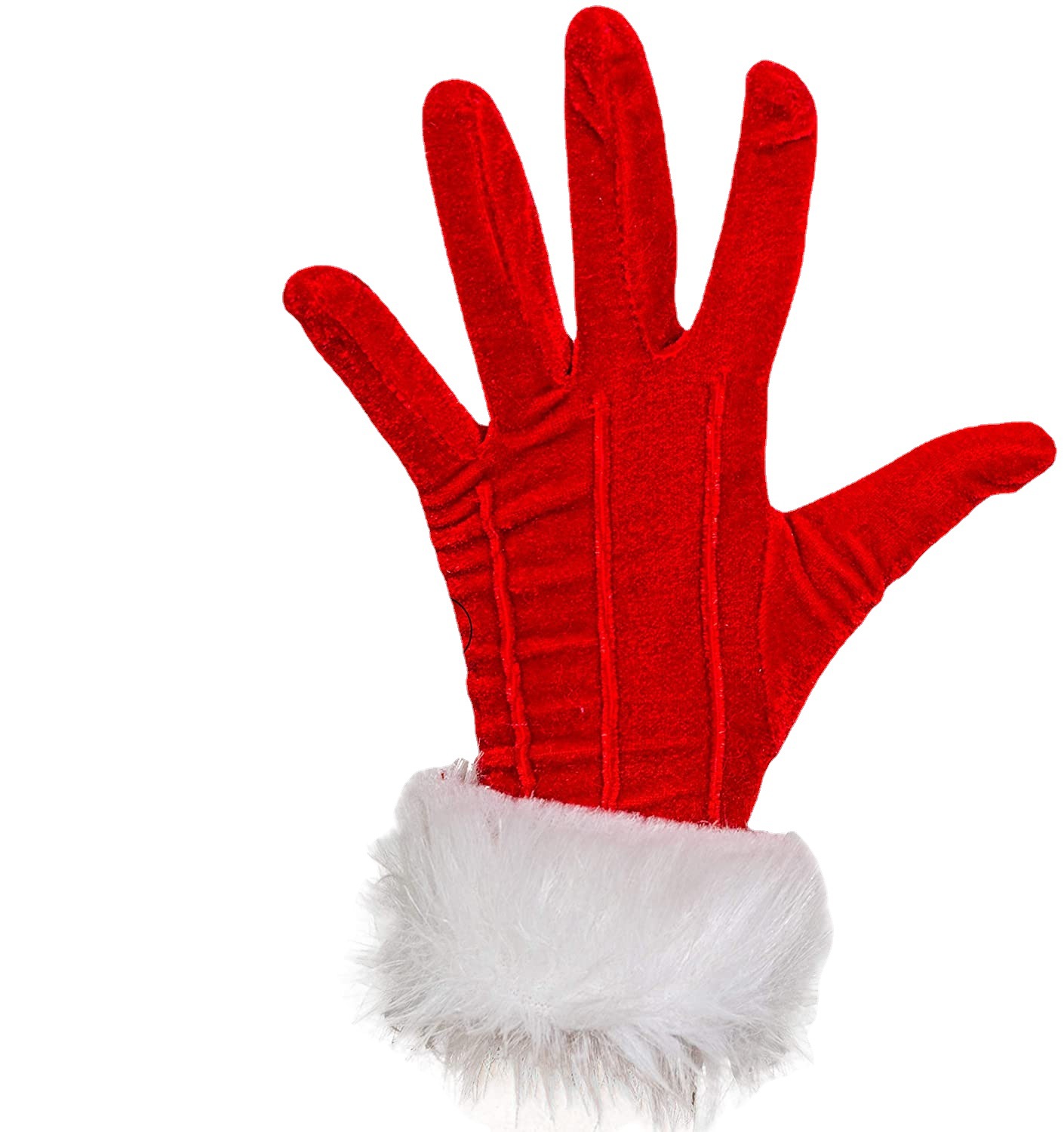 2023 GUANTES DE Navidad rebabas decoración de vacaciones de una sola capa guantes calientes GUANTES DE Navidad