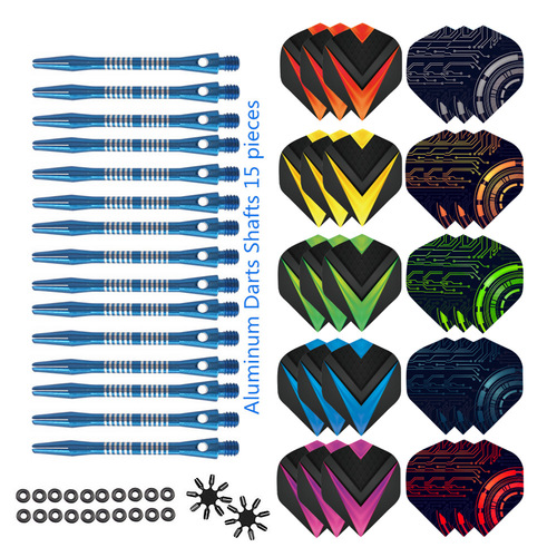 GOODARTS cross-border dropshipping Amazon plastic dart wing protector knight dart pole accessories combination