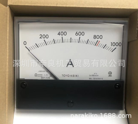 日本Toyokeiki电流表DCF-12N 0~1000A/ACF-5A议价