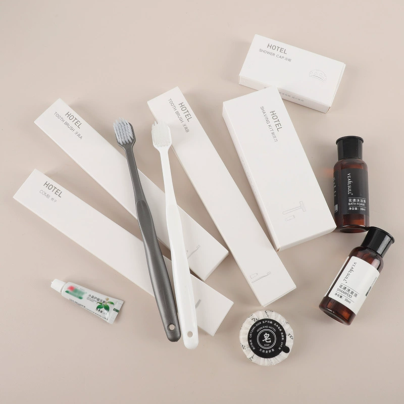 ✅ Набор одноразовых туалетных принадлежностей для отеля: зубная щетка, зубная паста, расческа, бритва для отеля, B&B, дома и путешествий