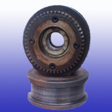 供应上海行车轮 （单双梁行车各种大车行走轮）起重配件大全