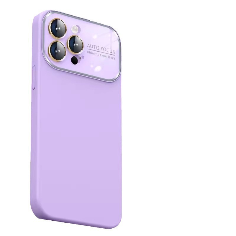 iPhone15携帯電話ケースに適した大きな窓液体シリコーンオールインクルーシブガラスレンズフィルムApple 14落下防止ソフトカバー|undefined