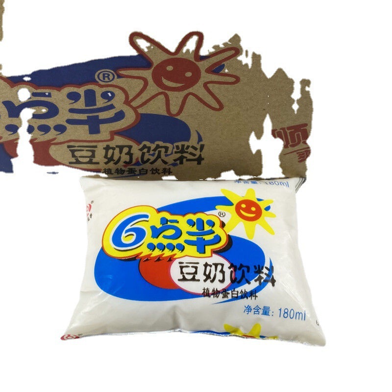 儿时饮料六点半豆奶回忆经典原味早餐奶豆浆/袋跨境电商包邮|undefined