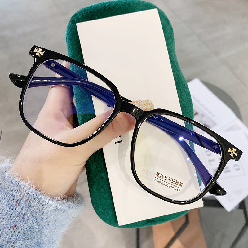 New Internet Celebrity Tr90 Square Frame Female K-Style Anti-Blue Light Glasses Can Be Equipped with Myopia Plain Glasses Frame 30157 New Internet Celebrity Tr90 Square Frame Female K-Style Anti-Blue Light Glasses Can Be Equipped with Myopia Plain Glasses Frame 30157