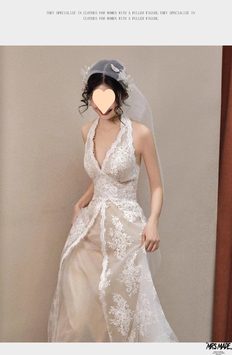 Abito da sposa vintage in pizzo stile foresta per matrimonio_voghion.com