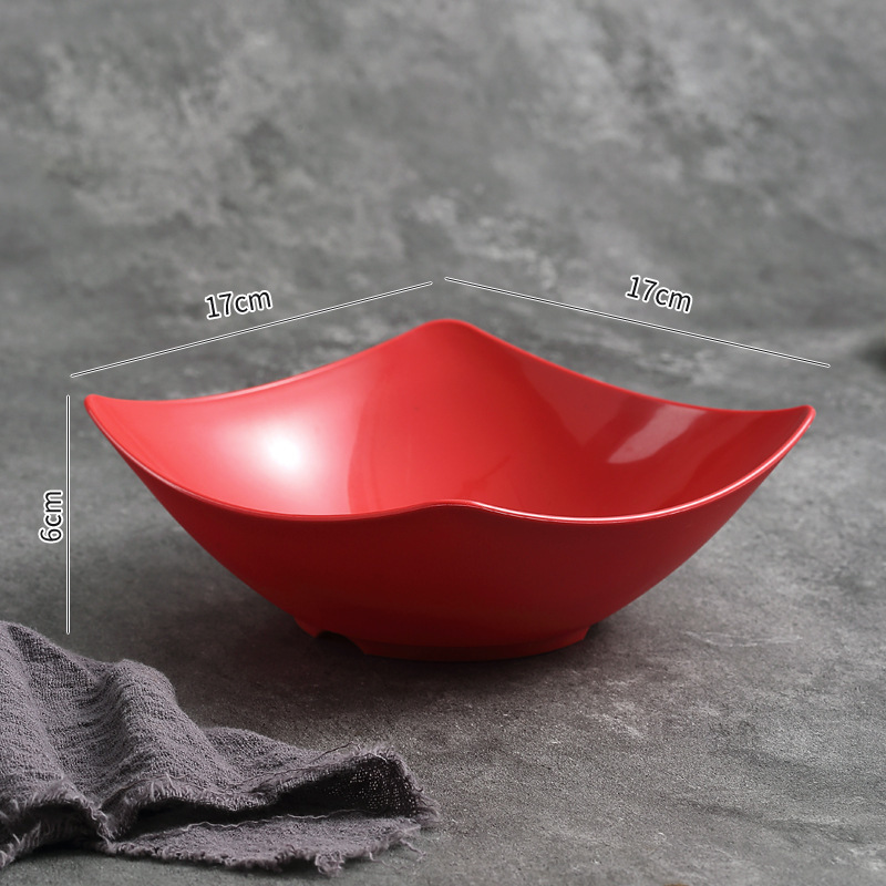 Corner bowl (red)