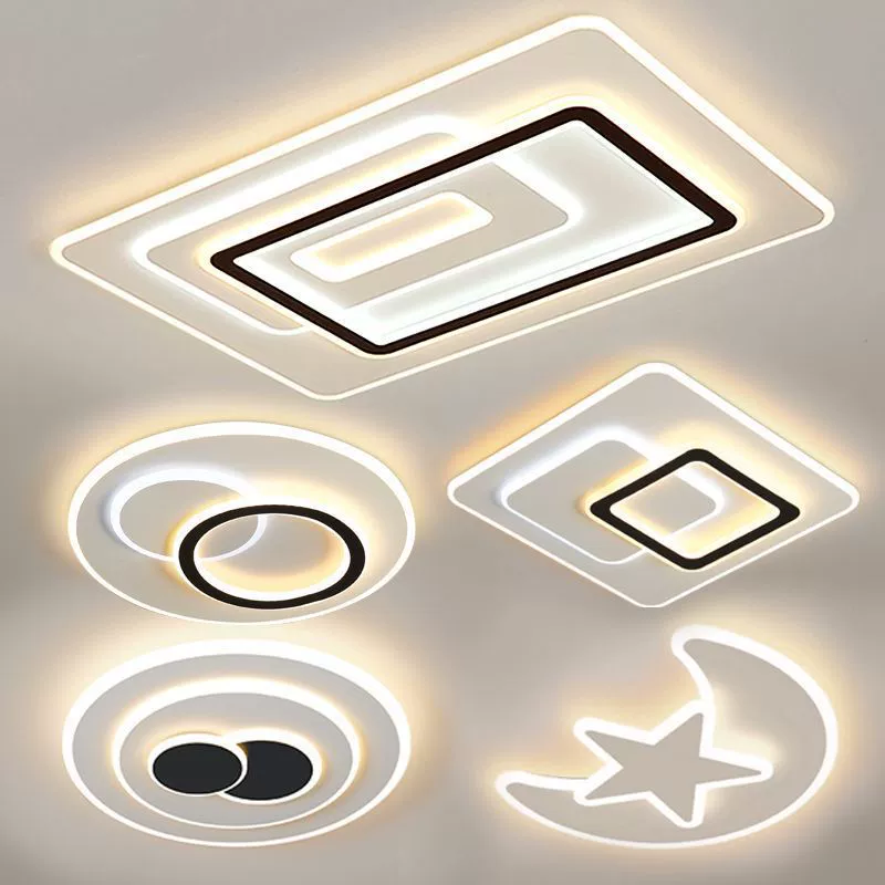 Первый одиночный прямой потолочный светильник Современный минималистский светильник в гостиной