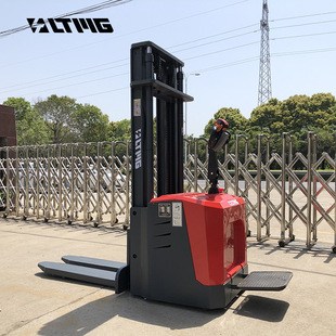 Electric Stacker Forklift Lifting Truck 1.5 Ton Station Driving Stacker 2t 2 Ton Hydraulic Handling Adjustable with Pedal