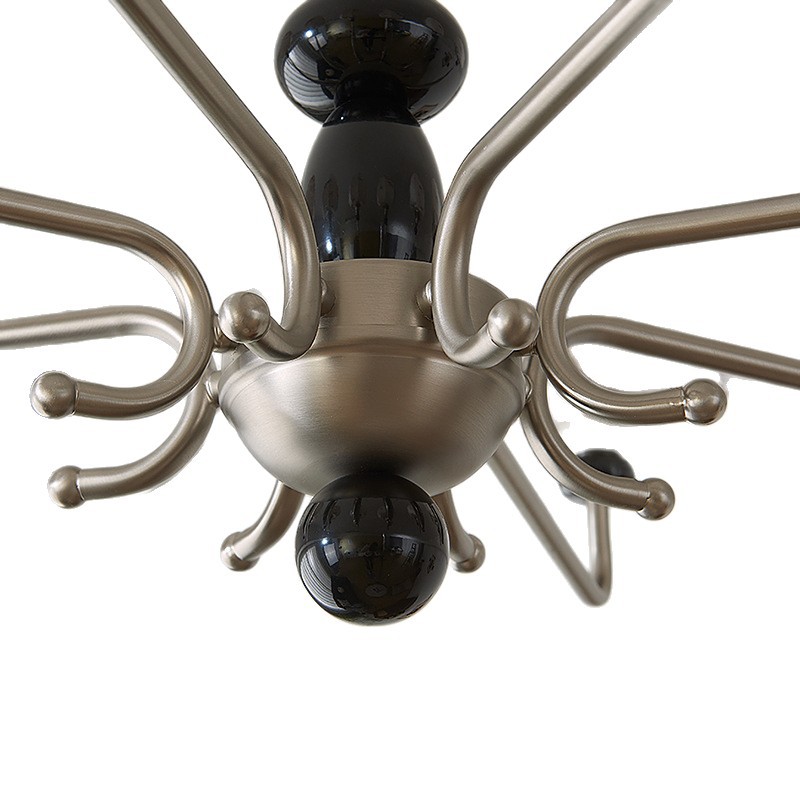 Nuevo estilo antiguo candelabro luces de sala de estar de alto nivel de comedor medieval 2025 tela de estudio dormitorio dormitorio principal lámparas francesas