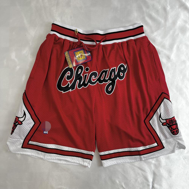 Nba Chicago Bulls Chicago Retro Basketball Shorts Mesh Breathable American Sports Training Wide