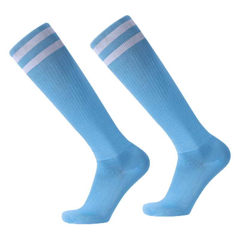 Two-Bar Long-Tube Football Socks, Quick-Drying Summer Thin Training Socks for Adults and Children, Outdoor and Indoor Sports