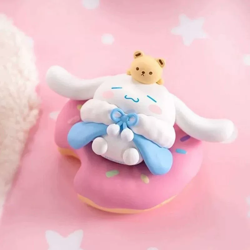 Настольная фигурка (Sanrio) Kurome, Melody и Cinnamon Dog — слепой бокс, спящие коллекционные фигурки