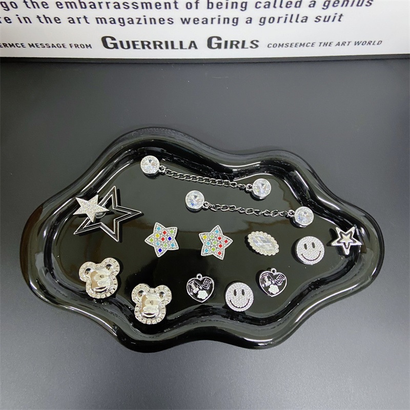 クロスボーダー 2025 下駄靴花装飾アクセサリー PVC ソフトプラスチック DIY 靴バックル卸売工場直接供給|undefined