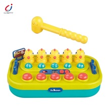 外贸儿童打地鼠玩具敲打幼儿益智大号早教双人电动比赛游戏机