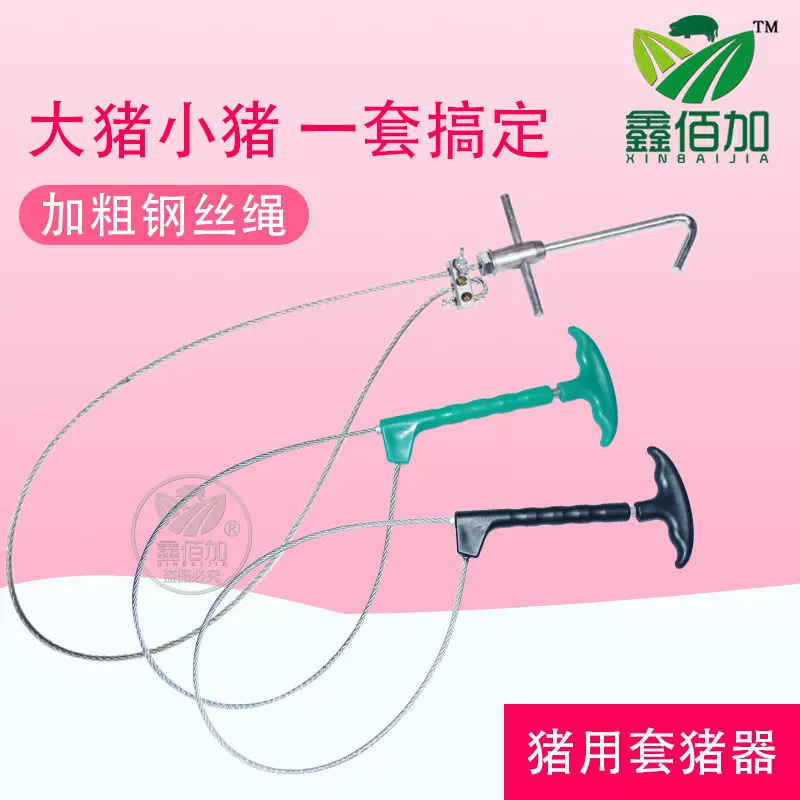 鑫佰加猪用保定器 兽用保定器绳塑料厂家批发 不锈钢金属保定器