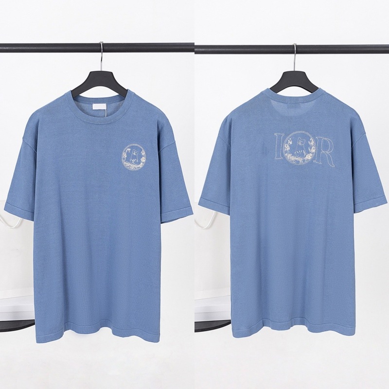 スポットハイバージョン Dijia S25 夏新作刺繍プリント Djia 高級トレンドシリーズカジュアル男女半袖 Tシャツ|undefined