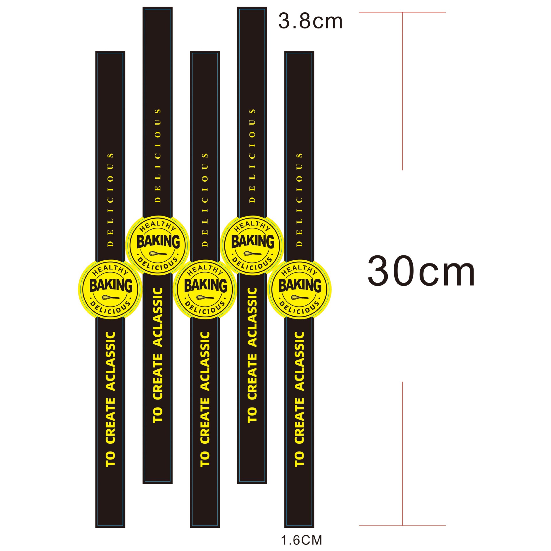 baking 黄30x1.6x3.8cm 转曲拼150网线