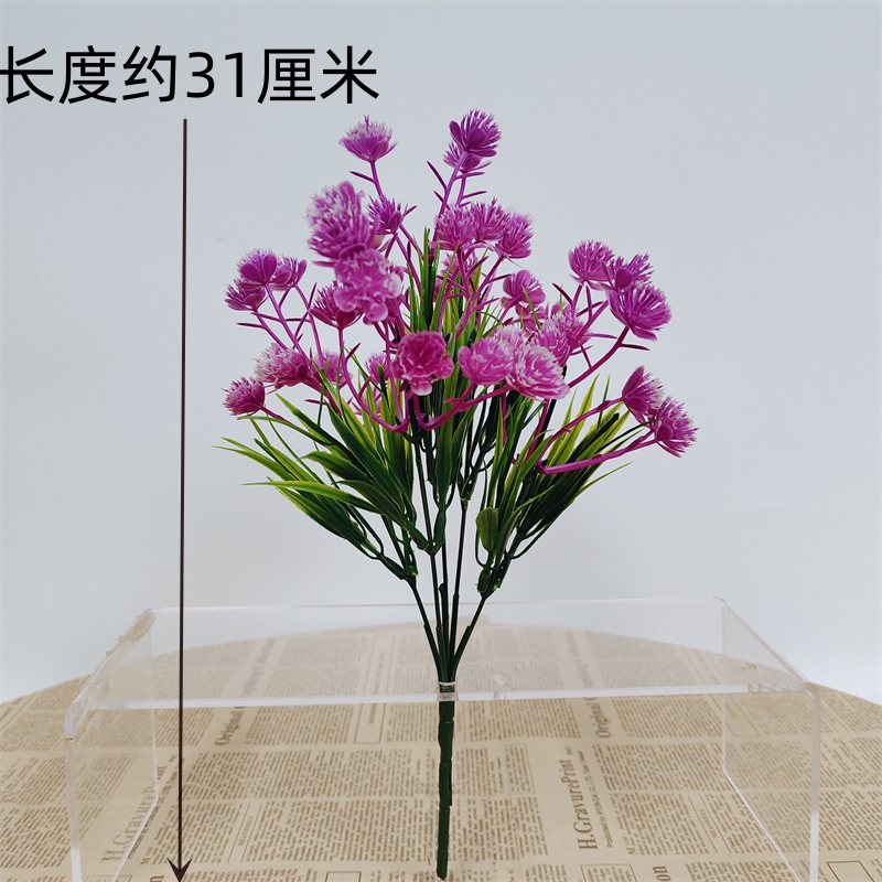 zh花玫瑰花摆设花束单支套装客厅装饰花艺塑料花绢花假花摆件|undefined