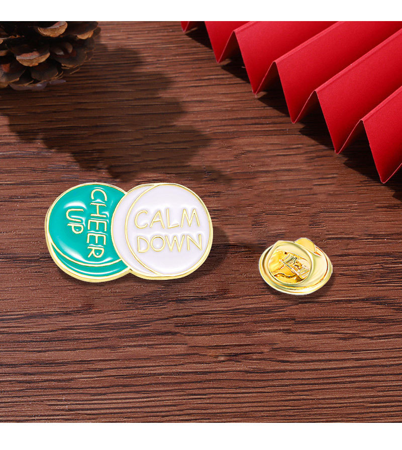 Letter, Pill Pattern Cute Modern Style Pin Letter Pill Alloy Enamel Unisex Brooches