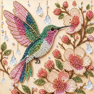 亚马逊5DDIY钻石画 动物花鸟款手工珍珠画制作家居装饰画父亲节