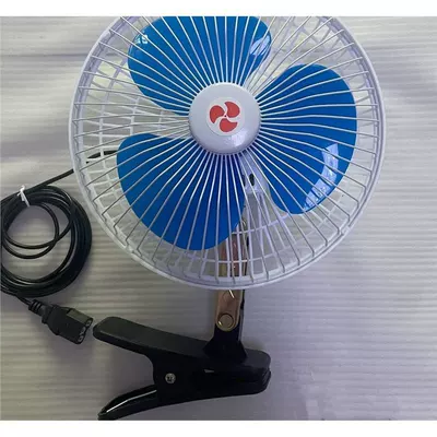 Electric Vehicle Fan 12V-85V Universal Car Electric Fan Tricycle Fan Outdoor Stall Small Fan 48V60 (Digər kiçik elektrik cihazlar) - 8inch-pin-socket-48-60-universal-clip-electric-fan-standard