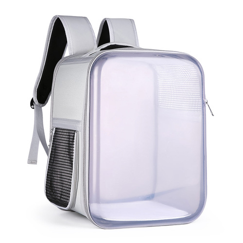 Hongyue Transparent Cat Carrier  New Model Folding Portable Outdoor Backpack-style Pet Bag with Spacious 3D Design